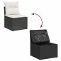 Set de sofás de jardín con cojines 9 pzas ratán sintético negro von , Gartensets - Ref: Foro24-3326177, Preis: 610,95 €, Raba...