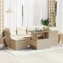 Set sofás de jardín 7 piezas y cojines ratán sintético beige von , Gartensets - Ref: Foro24-3326189, Preis: 525,76 €, Rabatt: %