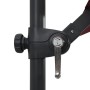 Cantilever umbrella with burgundy red LED lights 250x250 cm by vidaXL, Umbrellas - Ref: Foro24-312310, Price: 88,15 €, Discou...