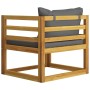 Garden furniture 5 pcs cushions solid acacia wood by vidaXL, Garden sets - Ref: Foro24-3057609, Price: 469,71 €, Discount: %
