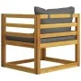 Garden furniture 5 pcs cushions solid acacia wood by vidaXL, Garden sets - Ref: Foro24-3057609, Price: 493,61 €, Discount: %