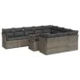 Set de sofás de jardín 11 pzas y cojines ratán sintético gris von , Gartensets - Ref: Foro24-3326231, Preis: 740,98 €, Rabatt: %