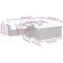 Set de sofás de jardín 11 pzas y cojines ratán sintético gris von , Gartensets - Ref: Foro24-3326233, Preis: 884,24 €, Rabatt: %