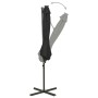 Cantilever umbrella with pole and black LED lights 300 cm by vidaXL, Umbrellas - Ref: Foro24-312340, Price: 88,06 €, Discount: %
