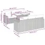 Set sofás de jardín 7 piezas y cojines ratán sintético beige von , Gartensets - Ref: Foro24-3326259, Preis: 578,19 €, Rabatt: %