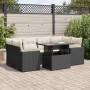 Set de sofás de jardín 7 pzas con cojines ratán sintético negro von , Gartensets - Ref: Foro24-3326267, Preis: 495,29 €, Raba...