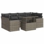 Set de sofás de jardín 7 pzas con cojines ratán sintético gris von , Gartensets - Ref: Foro24-3326271, Preis: 498,45 €, Rabat...