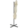 Cantilever parasol with double sand cover 250x250 cm by vidaXL, Umbrellas - Ref: Foro24-312360, Price: 137,98 €, Discount: %