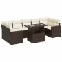 Set sofás de jardín 8 piezas y cojines ratán sintético marrón von , Gartensets - Ref: Foro24-3326284, Preis: 574,92 €, Rabatt: %
