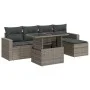 Set de muebles de jardín 6 pzas y cojines ratán sintético gris by , Garden sets - Ref: Foro24-3326301, Price: 397,29 €, Disco...