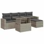 Set de sofás de jardín 6 pzas y cojines ratán sintético gris by , Garden sets - Ref: Foro24-3326303, Price: 449,49 €, Discoun...
