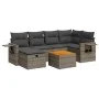 Set de sofás de jardín 7 pzas con cojines ratán sintético gris von , Gartensets - Ref: Foro24-3325819, Preis: 428,34 €, Rabat...