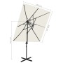 Cantilever parasol with double sand cover 250x250 cm by vidaXL, Umbrellas - Ref: Foro24-312360, Price: 137,98 €, Discount: %