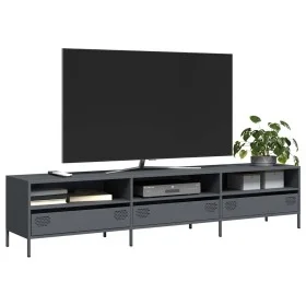 Mueble de TV acero laminado en frío antracita 202x39x43,5 cm von , TV-Möbel - Ref: Foro24-851348, Preis: 172,63 €, Rabatt: %