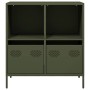 Aparador de acero laminado en frío verde oliva 68x39x73,5 cm von , Sideboards - Ref: Foro24-851362, Preis: 119,58 €, Rabatt: %