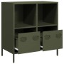 Aparador de acero laminado en frío verde oliva 68x39x73,5 cm von , Sideboards - Ref: Foro24-851362, Preis: 119,58 €, Rabatt: %