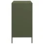 Aparador de acero laminado en frío verde oliva 68x39x73,5 cm de , Aparadores - Ref: Foro24-851362, Precio: 117,98 €, Descuent...
