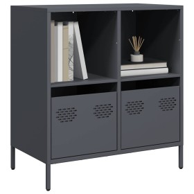 Aparador de acero laminado en frío antracita 68x39x73,5 cm von , Sideboards - Ref: Foro24-851360, Preis: 120,50 €, Rabatt: %