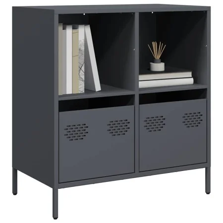 Aparador de acero laminado en frío antracita 68x39x73,5 cm von , Sideboards - Ref: Foro24-851360, Preis: 118,96 €, Rabatt: %