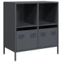 Aparador de acero laminado en frío antracita 68x39x73,5 cm von , Sideboards - Ref: Foro24-851360, Preis: 118,96 €, Rabatt: %