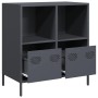 Aparador de acero laminado en frío antracita 68x39x73,5 cm von , Sideboards - Ref: Foro24-851360, Preis: 120,50 €, Rabatt: %