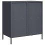Aparador de acero laminado en frío antracita 68x39x73,5 cm de , Aparadores - Ref: Foro24-851360, Precio: 120,42 €