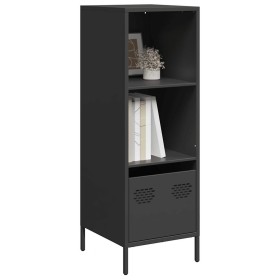 Aparador acero negro 35x39x103,5 cm de , Aparadores - Ref: Foro24-851376, Precio: 71,44 €, Descuento: %