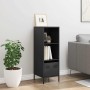 Aparador acero negro 35x39x103,5 cm de , Aparadores - Ref: Foro24-851376, Precio: 72,16 €, Descuento: %