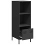 Aparador acero negro 35x39x103,5 cm de , Aparadores - Ref: Foro24-851376, Precio: 72,16 €, Descuento: %