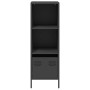 Aparador acero negro 35x39x103,5 cm de , Aparadores - Ref: Foro24-851376, Precio: 72,16 €, Descuento: %