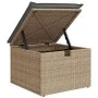 Set sofás de jardín 7 piezas y cojines ratán sintético beige by , Garden sets - Ref: Foro24-3325846, Price: 454,85 €, Discoun...