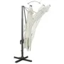 Cantilever parasol with pole and sand-colored LED lights 300 cm by vidaXL, Umbrellas - Ref: Foro24-312344, Price: 470,97 €, D...