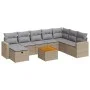 Set de sofás de jardín con cojines 9 pzas ratán sintético beige by , Garden sets - Ref: Foro24-3325804, Price: 567,09 €, Disc...