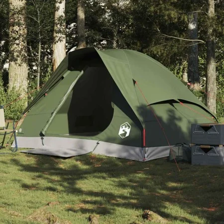 Tienda de campaña iglú para 2 personas impermeable verde oliva de , Tiendas de campaña - Ref: Foro24-4009639, Precio: 65,98 €...