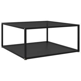 Schwarzer Couchtisch aus gehärtetem Glas, 80 x 80 x 35 cm von vidaXL, Couchtisch - Ref: Foro24-322893, Preis: 90,50 €, Rabatt: %