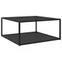 Schwarzer Couchtisch aus gehärtetem Glas, 80 x 80 x 35 cm von vidaXL, Couchtisch - Ref: Foro24-322893, Preis: 89,39 €, Rabatt: %