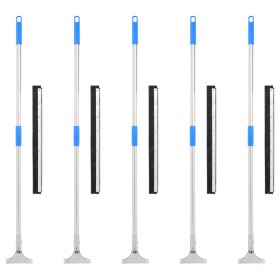 Escobillas de suelo 5 uds acero y goma 55x119,5 cm von , Reinigungsprodukte für den Haushalt - Ref: Foro24-3329232, Preis: 45...