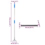 Escobillas de suelo 5 uds acero y goma 55x119,5 cm von , Reinigungsprodukte für den Haushalt - Ref: Foro24-3329232, Preis: 45...