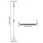 Escobillas de suelo 5 uds acero y goma 55x119,5 cm by , Home cleaning products - Ref: Foro24-3329232, Price: 44,84 €, Discoun...