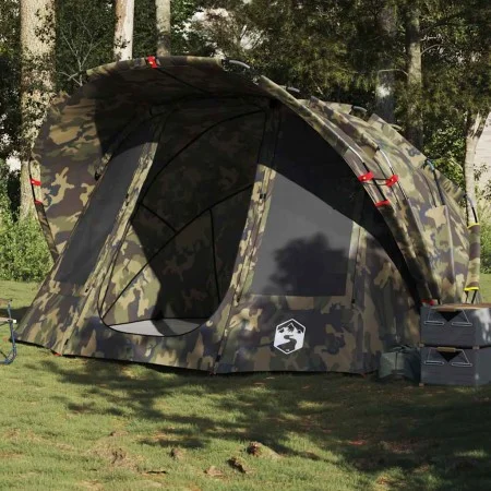 Tienda de pesca para 5 personas impermeable camuflaje by , tents - Ref: Foro24-4009394, Price: 174,68 €, Discount: %