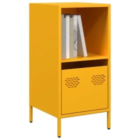 Aparador acero laminado en frío amarillo mostaza 35x39x73,5 cm by , Sideboards - Ref: Foro24-851355, Price: 58,55 €, Discount: %