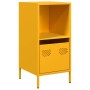 Aparador acero laminado en frío amarillo mostaza 35x39x73,5 cm de , Aparadores - Ref: Foro24-851355, Precio: 59,08 €, Descuen...