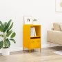 Aparador acero laminado en frío amarillo mostaza 35x39x73,5 cm de , Aparadores - Ref: Foro24-851355, Precio: 58,55 €, Descuen...