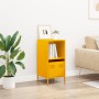 Aparador acero laminado en frío amarillo mostaza 35x39x73,5 cm de , Aparadores - Ref: Foro24-851355, Precio: 59,08 €, Descuen...