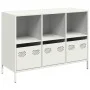 Aparador de acero laminado en frío blanco 101,5x39x73,5 cm von , Sideboards - Ref: Foro24-851369, Preis: 167,61 €, Rabatt: %