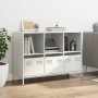 Aparador de acero laminado en frío blanco 101,5x39x73,5 cm by , Sideboards - Ref: Foro24-851369, Price: 169,75 €, Discount: %