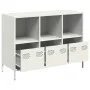 Aparador de acero laminado en frío blanco 101,5x39x73,5 cm von , Sideboards - Ref: Foro24-851369, Preis: 167,61 €, Rabatt: %