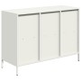 Aparador de acero laminado en frío blanco 101,5x39x73,5 cm by , Sideboards - Ref: Foro24-851369, Price: 169,75 €, Discount: %