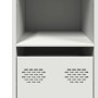 Aparador de acero laminado en frío blanco 101,5x39x73,5 cm by , Sideboards - Ref: Foro24-851369, Price: 169,75 €, Discount: %