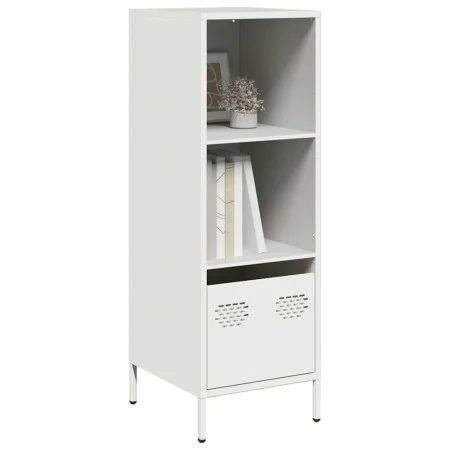 Aparador de acero blanco 35x39x103,5 cm by , Sideboards - Ref: Foro24-851381, Price: 74,26 €, Discount: %